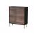 Cama 4D CORTINA chest of drawers 102x40x118 black/walnut