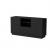 Cama LIVERTI chest of drawers 150x42x78 black
