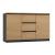 Topeshop 2D3S ANT/ART BA KPL chest of drawers