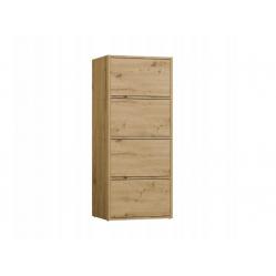 ALMA CHEST OF DRAWERS, ANTHRACITE/ARTISAN OAK