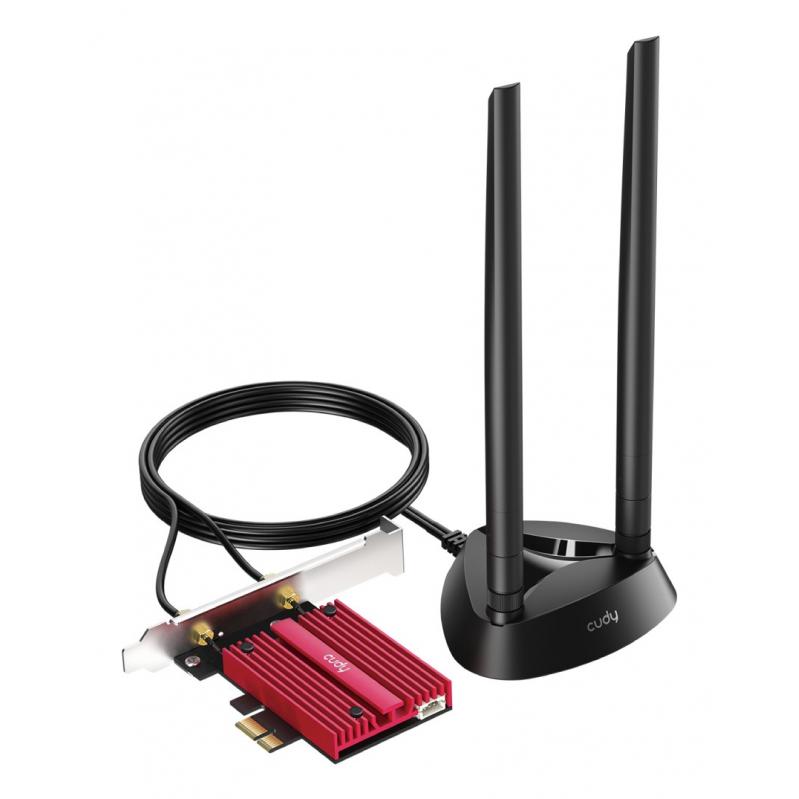Cudy WE9300S network card Internal WLAN / Bluetooth 5765 Mbit/s Cudy WE9300S network card Internal WLAN / Bluetooth 5765 Mbit/s