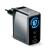 Charger GaN 1 x USB, 2 x USB-C Quick Charge 4+ 67W black