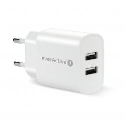 Charger EVERACTIVE 2 x USB 2.4A white