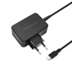 Qoltec 51024 mobile device charger Universal Black AC Fast charging Indoor