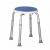 Round aluminium shower stool