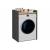 POLA NP ANTHRACITE/ARTISAN WASHING MACHINE CABINET