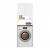WASHING MACHINE CABINET POLA MULTI WHITE