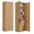 Topeshop NEL 1K DD ART KPL bathroom storage cabinet Oak