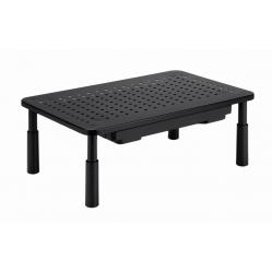 Gembird MS-TABLE-D-01 Adjustable monitor stand with drawer (rectangle)
