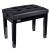 V-TONE ŁAWA 1 BK - height-adjustable piano bench, black