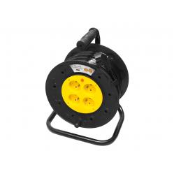 PR-61 extension cord 4-sockets with grounding 50m PVC drum 3x2.5mm