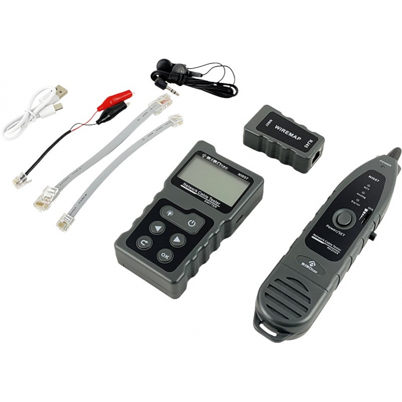 ALANTEC NI057 network cable tester PoE tester, Black ALANTEC NI057 network cable tester PoE tester, Black