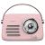 SAVIO RS-03 Portable radio, pink