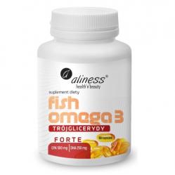 ALINESS Fish Omega 3 FORTE 500/250mg – dietary supplement – 90 capsules