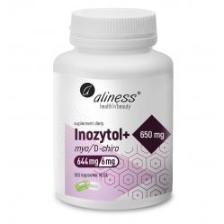 ALINESS Inozytol myo/D-chiro, 650mg + B6 – dietary supplement – 100 capsules