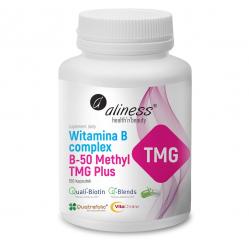 ALINESS Witamina B Complex B-50 Methyl TMG PLUS – dietary supplement – 100 capsules