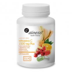 ALINESS Vitamin C 1000 mg Plus – dietary supplement – 100 capsules