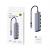 Cudy UH500 laptop dock/port replicator USB 3.2 Gen 1 (3.1 Gen 1) Type-C Grey, Silver