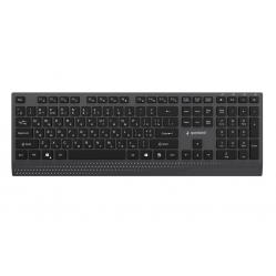 Gembird KB-MCH-06-CYRL Slim wired multimedia keyboard with Type-C adapter, Cyrillic layout, black