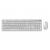 Gembird KBS-WPS-01 Slim Pro Business wireless desktop set, white, US layout