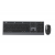 Gembird KBS-WPS-02 Dual-mode slim wireless desktop set, 2.4G+BT, US layout