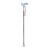 Folding walking stick ACTIONMED silver