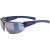 UVEX Equate cycling glasses, black/blue matt/mirror blue
