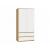 MALWA SS-90 wardrobe, artisan oak/white