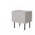 Cama LUCCA bedside cabinet, 2 pcs, 47x40x52, cashmere