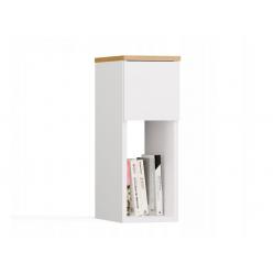 GALAX 20/1S WHITE/ARTISAN BEDSIDE TABLE