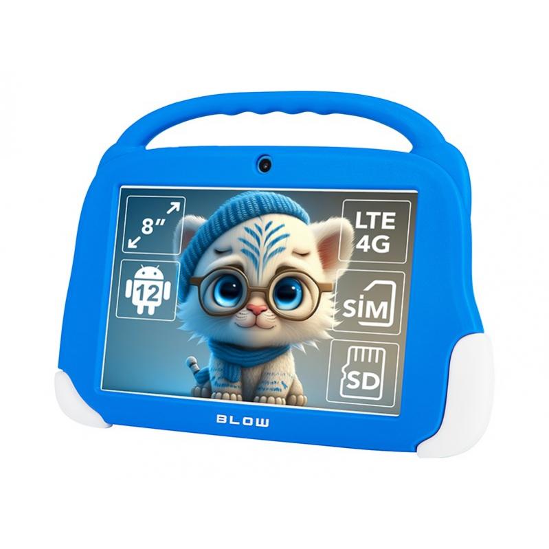 Tablet KidsTAB8 4G BLOW 4/64GB blue + case Tablet KidsTAB8 4G BLOW 4/64GB blue + case