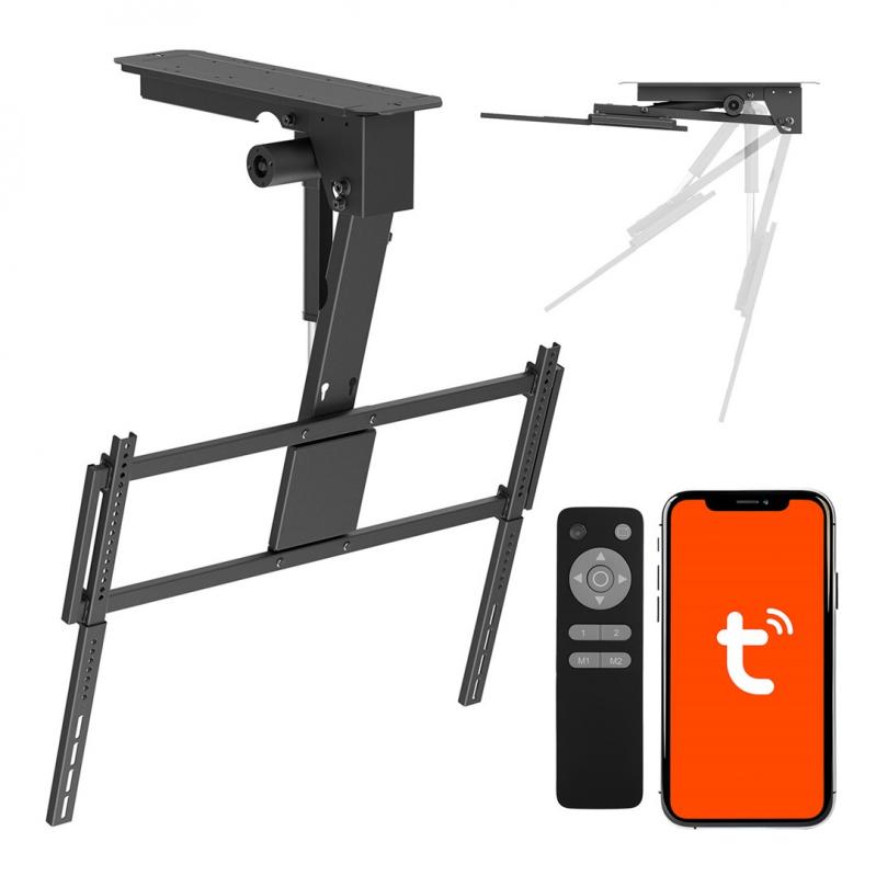 Maclean Electric TV Mount, Ceiling-Mounted, Tuya Compatible, Max. VESA 800x400, for 43-86 Maclean Electric TV Mount, Ceiling-Mounted, Tuya Compatible, Max. VESA 800x400, for 43-86