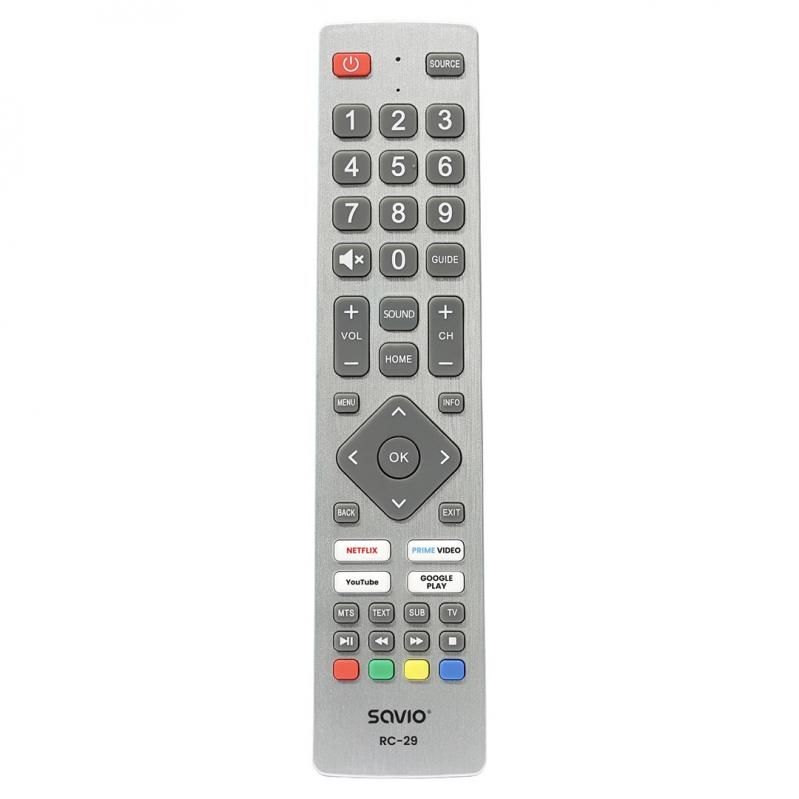 Universal Remote Control for SHARP TVs SAVIO RC-29 Universal Remote Control for SHARP TVs SAVIO RC-29
