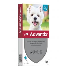 ELANCO Advantix  - parasite drops for dogs S - 4 x 1 ml