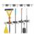 Maclean Wall-Mounted Organizer for Garden Tools and Mops, Steel, with Hooks, Max. Load 20 kg, Width 49 cm, MC-184