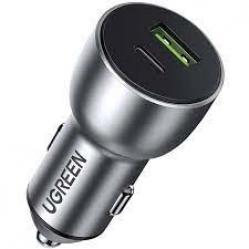 Ugreen 60980 mobile device charger Universal Silver Cigar lighter Fast charging Auto