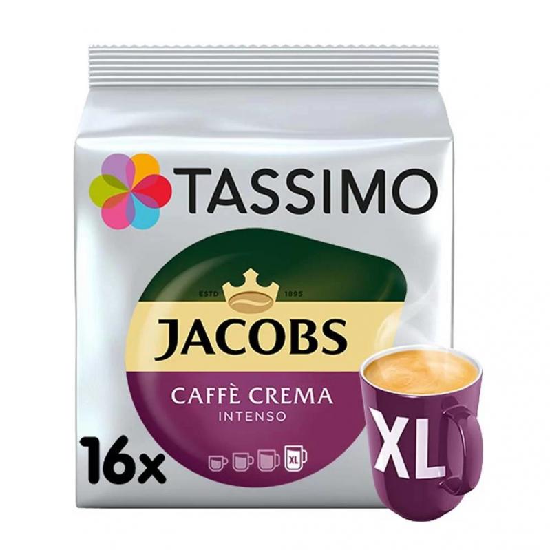 Coffee Capsules Jacobs Tassimo Cafe Crema Intenso - 16 capsules