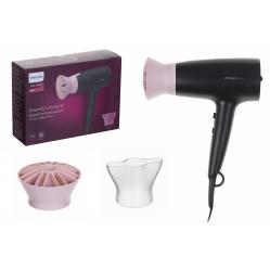 Philips BHD350 10 hair dryer 2100 W Black - Pink