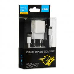 Travel charger I-BOX C-38 PD30W - white
