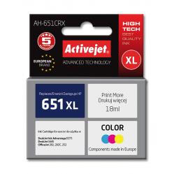 Activejet AH-651CRX ink for HP printer - HP 651 C2P11AE replacement - Premium - 18 ml - color