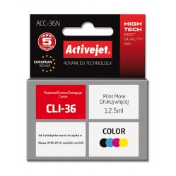 Activejet ACC-36N ink for Canon printer - Canon PGI-36 replacement - Supreme - 12 - 5 ml - color