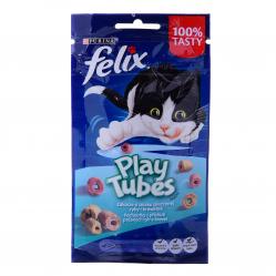 FELIX Play Tubes Fish - Shrimps - dry cat food - 50 g