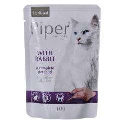 Dolina Noteci Piper for a cat sterilized with a rabbit 100 g