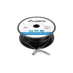 Lanberg CA-HDMI-20FB-0300-BK optical cable HDMI M M 30m v2.0 4K