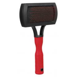 TRIXIE 2301 Dog Brush Black - Red