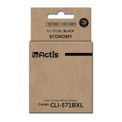 Actis KC-571Bk ink for Canon printer - Canon CLI-571Y replacement - Standard - 12 ml - black