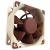 Noctua NF-A6X25 FLX computer cooling component Computer case Fan 6 cm Brown