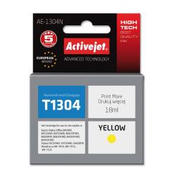 Activejet AE-1304N Epson Printer Ink - Compatible with Epson T1304 - Supreme - 18 ml - yellow.