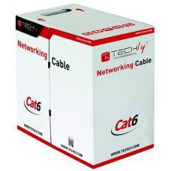Techly ITP6-CCA-305-BL networking cable Blue 305 m Cat6 U UTP (UTP)