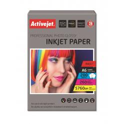 Activejet AP6-260GR200 photo paper for ink printers - A6 - 200 pcs